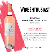 rosé Haut Fontenelle - wine enthusiast
